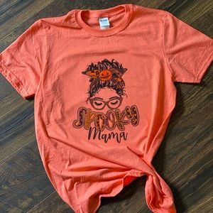 Spooky Mama Orange Tee